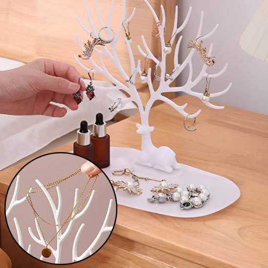 arbre a bijoux cerf blanc