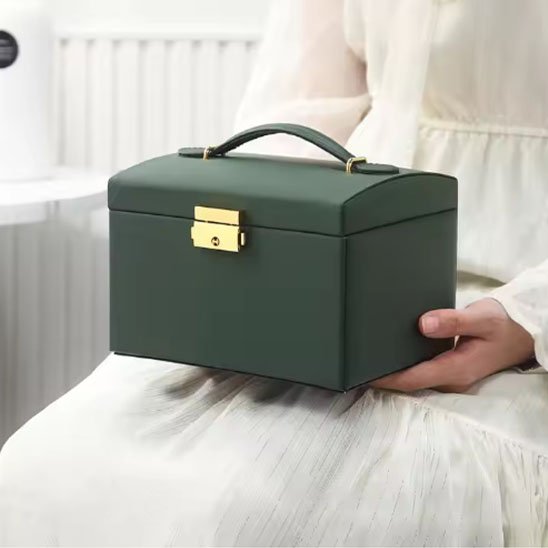 boite a bijoux elegance vert