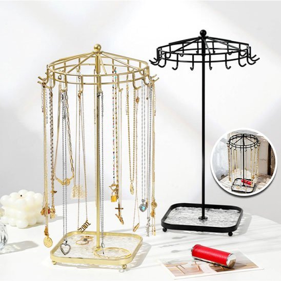 boite bijoux elegantjewel or et noir