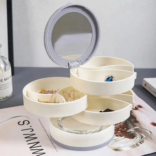 boite a bijoux fille bijoucase blanc