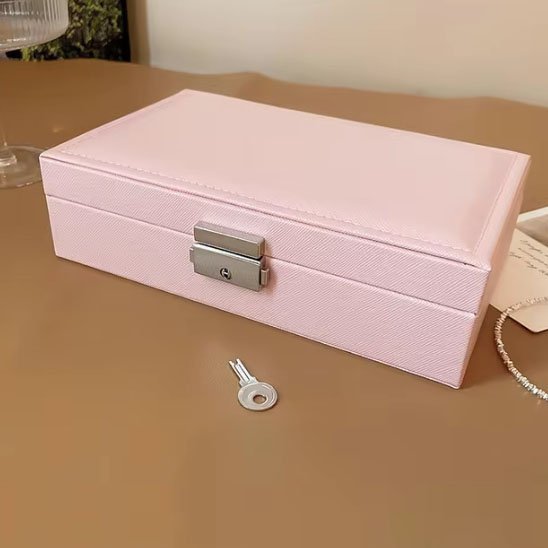 boite a bijoux luxebox rose