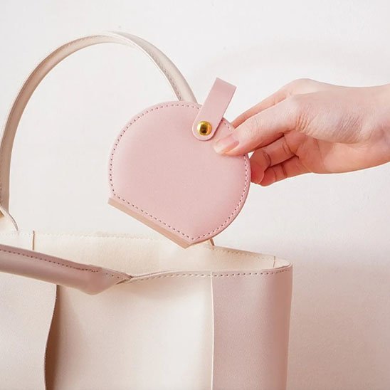 boite bijoux pastel elegance rose avec collier