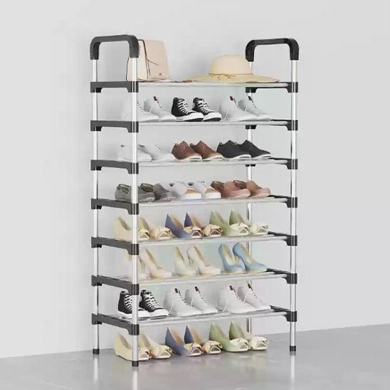 etagere chaussure hopshoes avec vingt un paires chaussures