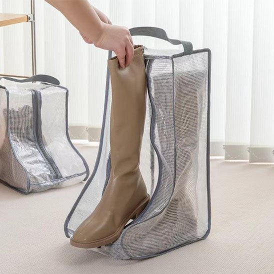 rangement chaussures design avec une botte