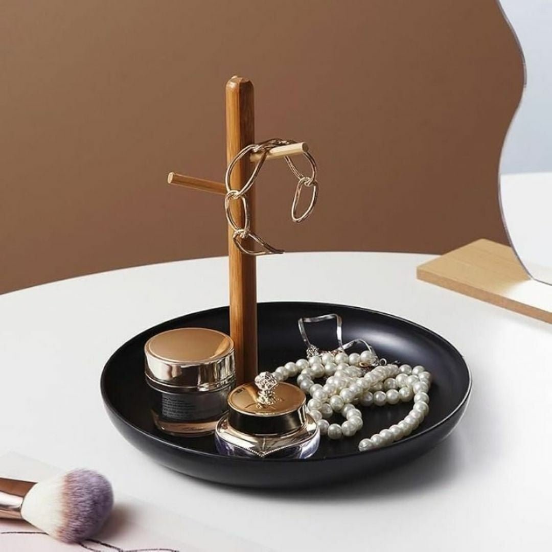 Rangement Clé - BranchRoundTray™ - Noir - Rangement Éclair