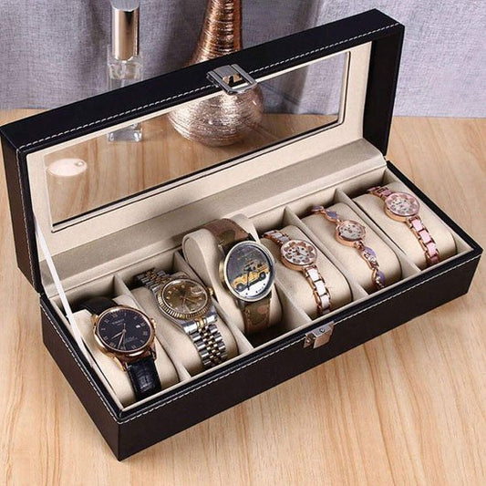 Boite a bijoux tempobox six emplacements