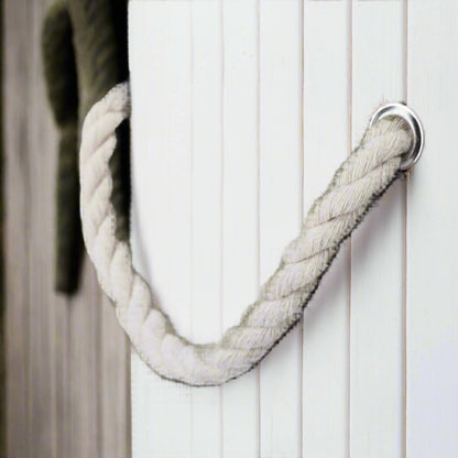 Panier de Rangement - BambooLaundryBasket™ - Blanc - Rangement Éclair
