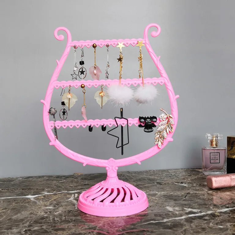 Rangement Bijoux - JewelryDisplayHolder™ - Rose - Rangement Éclair