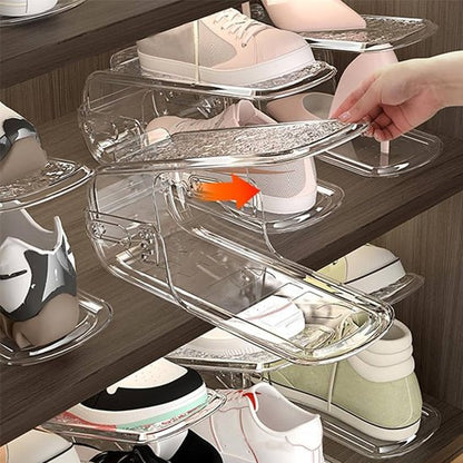 rangement chaussures transparent vide