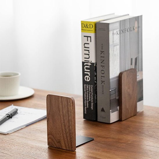 serre livre lignum contenant deux livres
