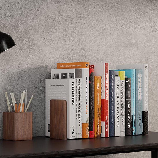 serre livre lignum contenant plusieurs livres