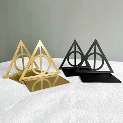 serre livre original triangle noir et or